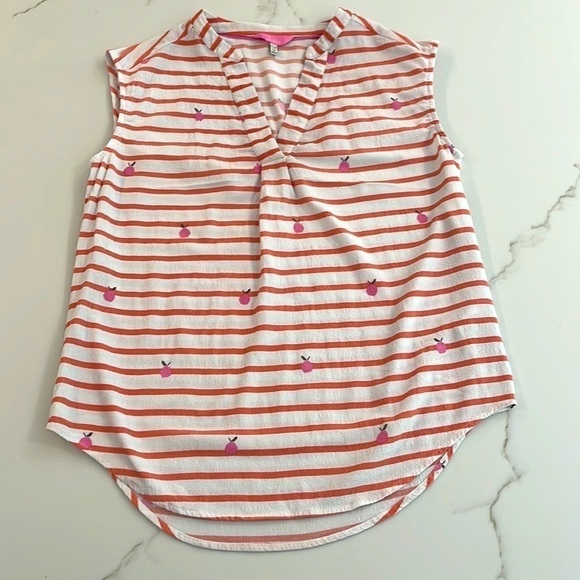 JOULES Striped Fruit Tank Size 6 - Picture 1 of 6